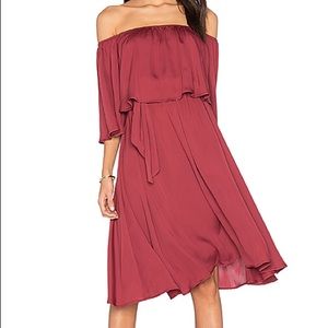 x Revolve Cindy Dress in Vino